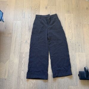 Freepeople Wide Leg Trousers Gray